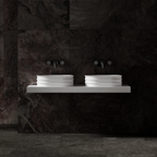 MR-A8801 Elliptical Solid Surface Countertop Basin | MonBlari-FrontView