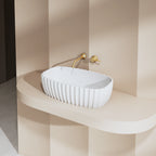 A8872 Contemporary Fluted Oval Basin | MonBlari