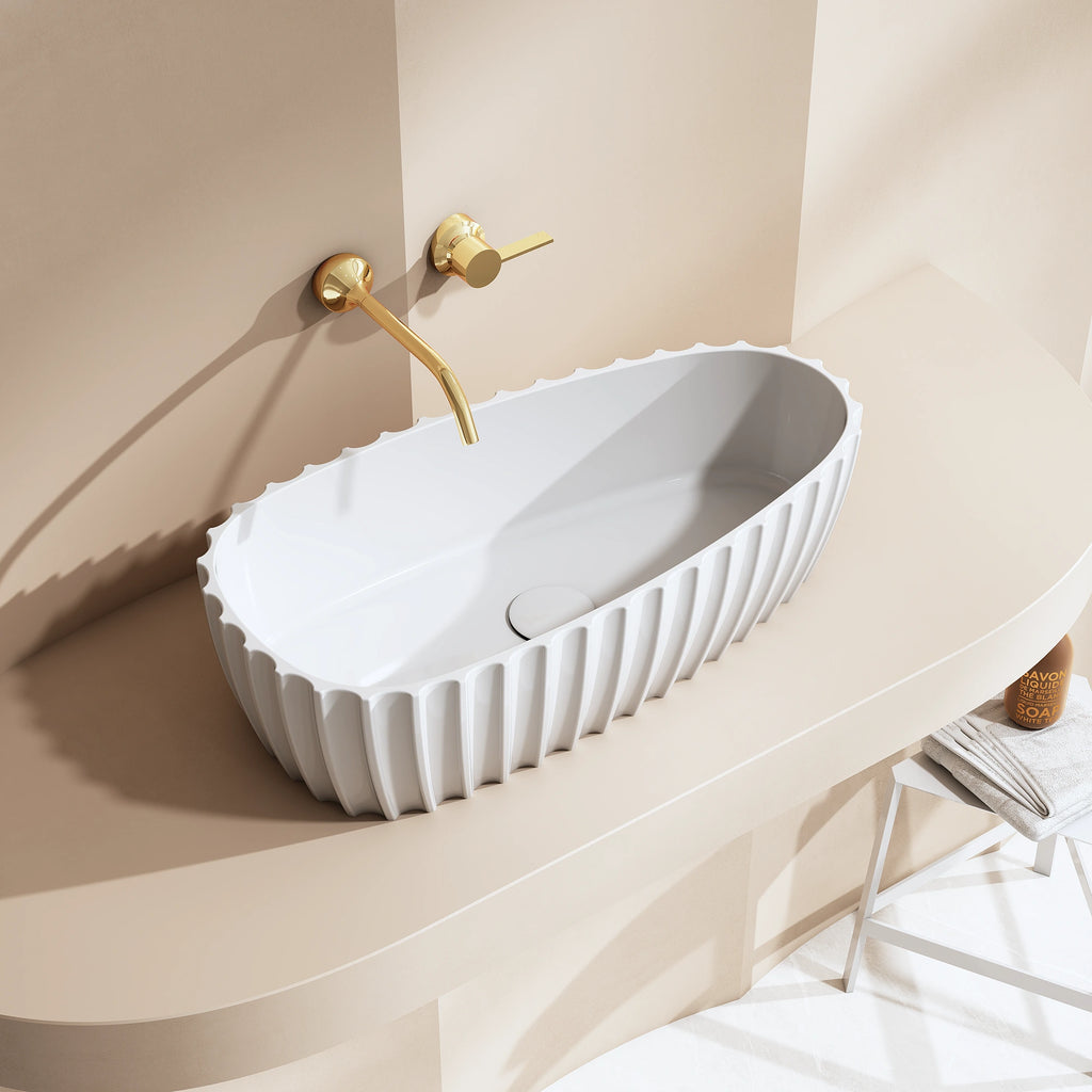 A8875 Fluted Waterdrop Basin | MonBlari