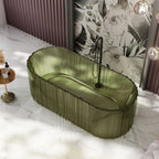 MRT88851 Fluted Wide Oval Freestanding Bath | MonBlari