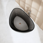 MRT88870 Rounded Triangular Fluted Bath | MonBlari