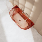 MRT88876 Fluted Oval Wall-Mounted Bath | MonBlari