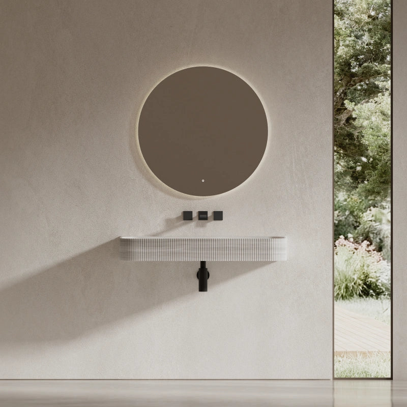 MonBlari Distinctive Rectangular Marble Wall-Mounted Basin 600–1200mm