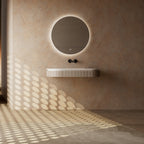 MonBlari FOREST Series MW-G0601 Wall-mounted Vessel Basin-Front View