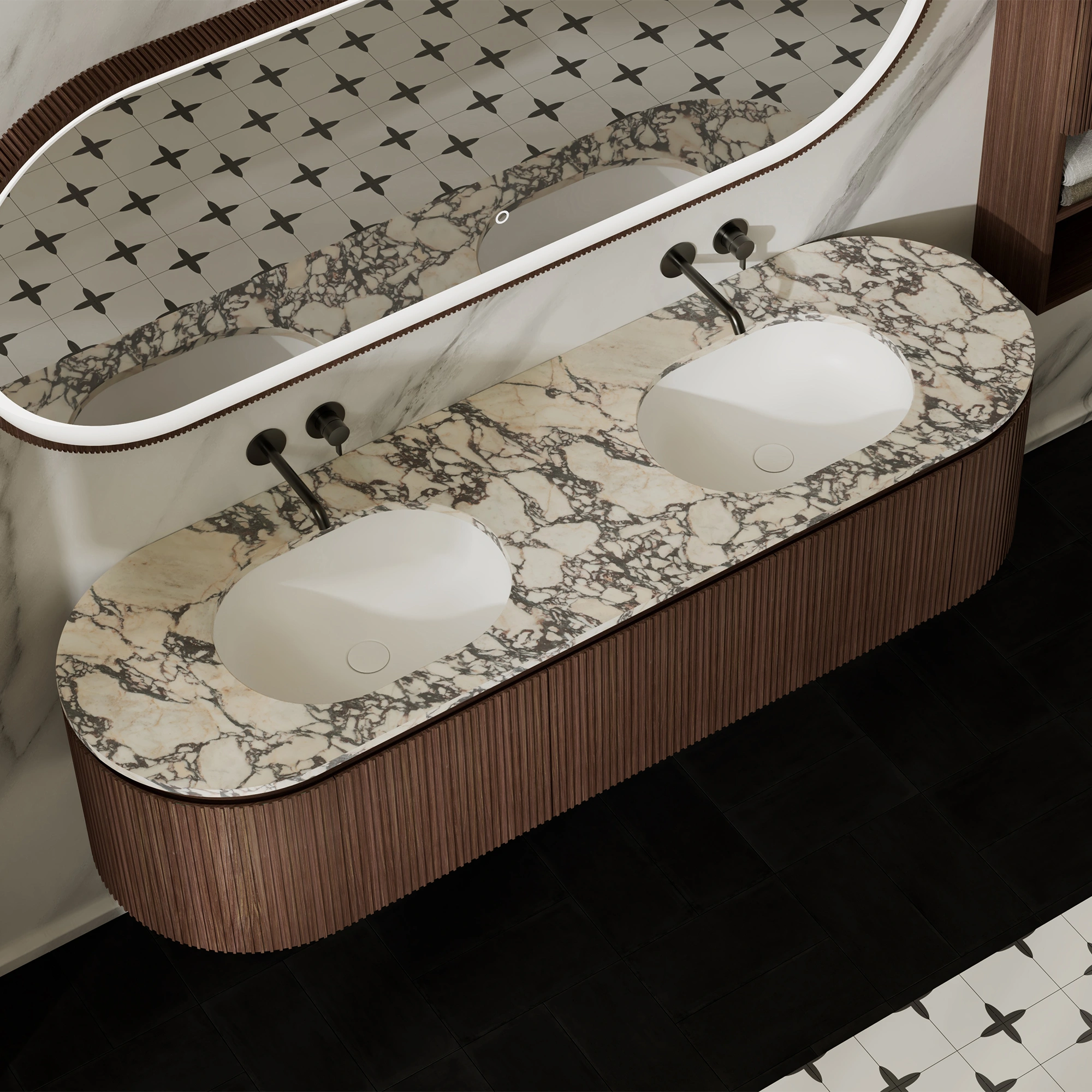 MonBlari FOREST Series Wall-mounted Bathroom Vanity Units