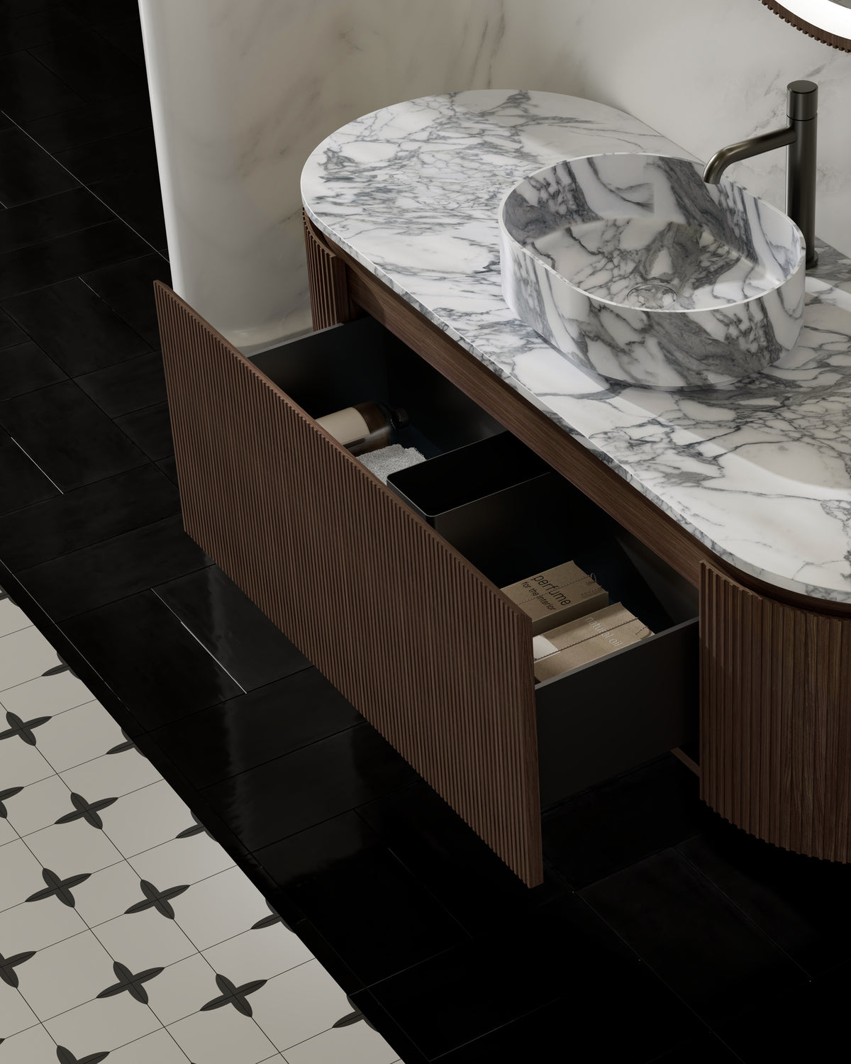 MonBlari MW-V0611M Vanity Units with Mirror-1500mm