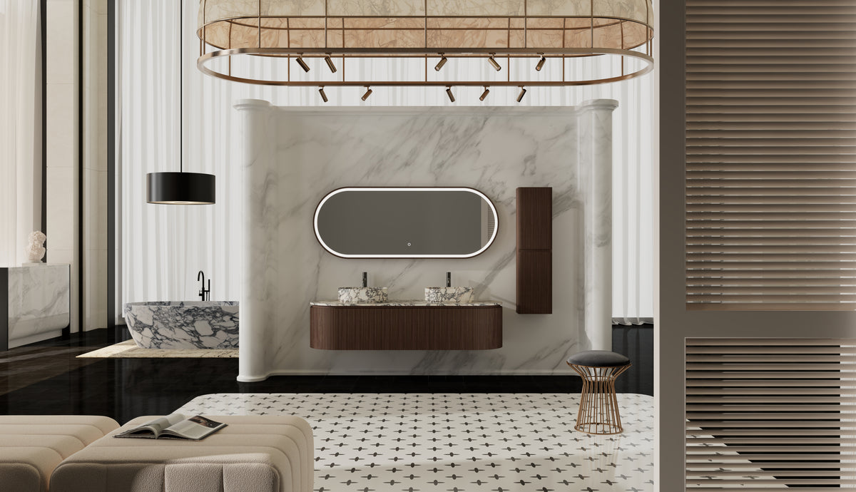 MonBlari MW-V0612AM Double Vanity Units with Mirror-1800mm