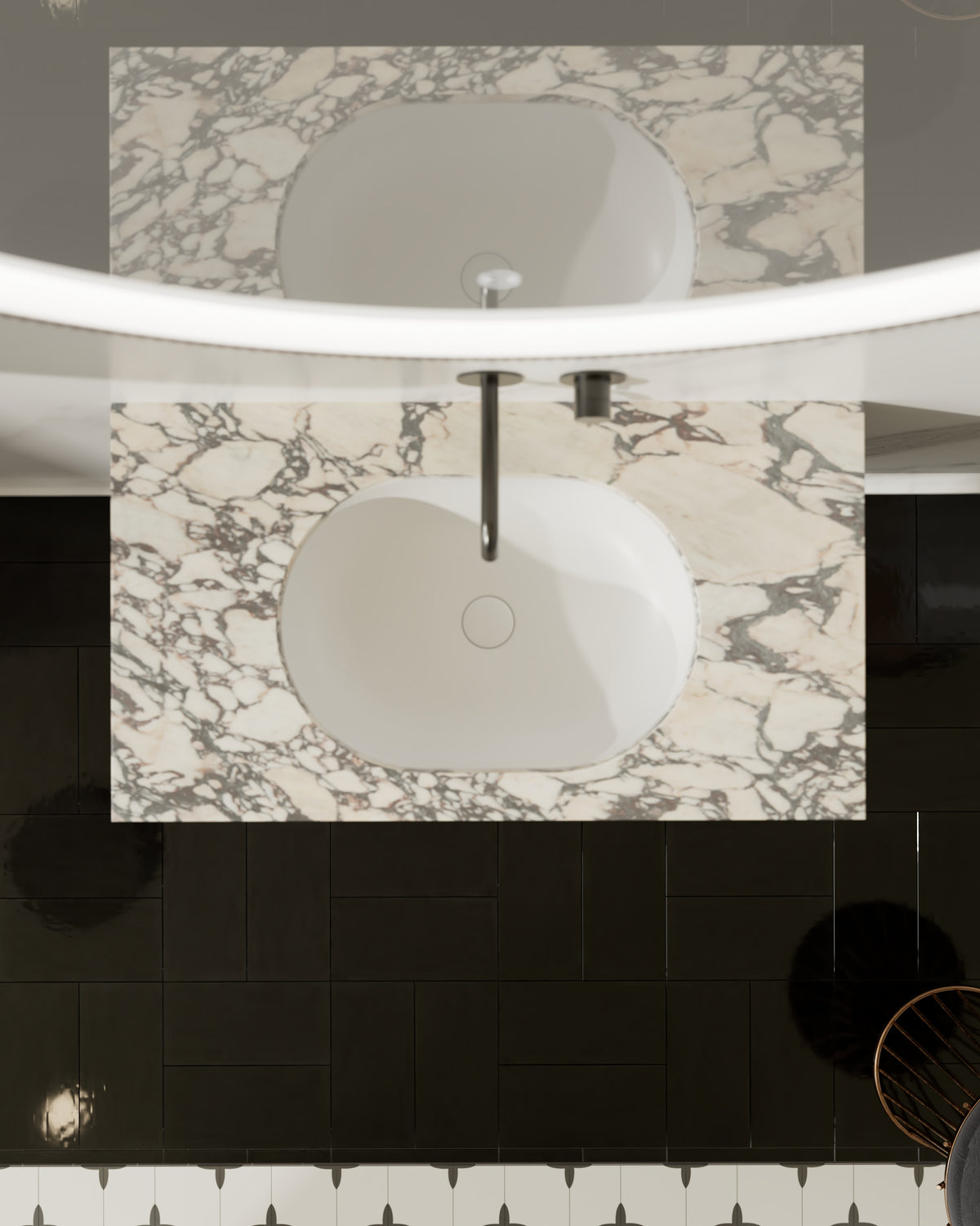 MonBlari MW-V0621M Vanity Units with Mirror-1000mm