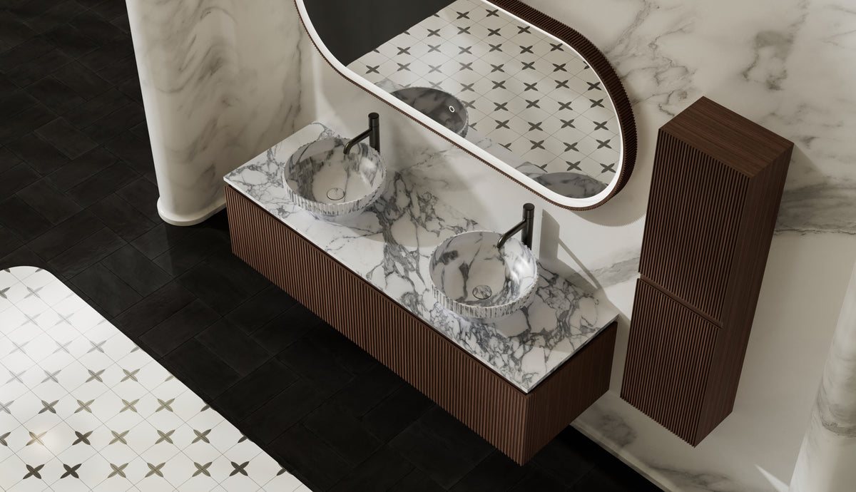 MonBlari MW-V0632M Double Vanity Units with Mirror-1600mm