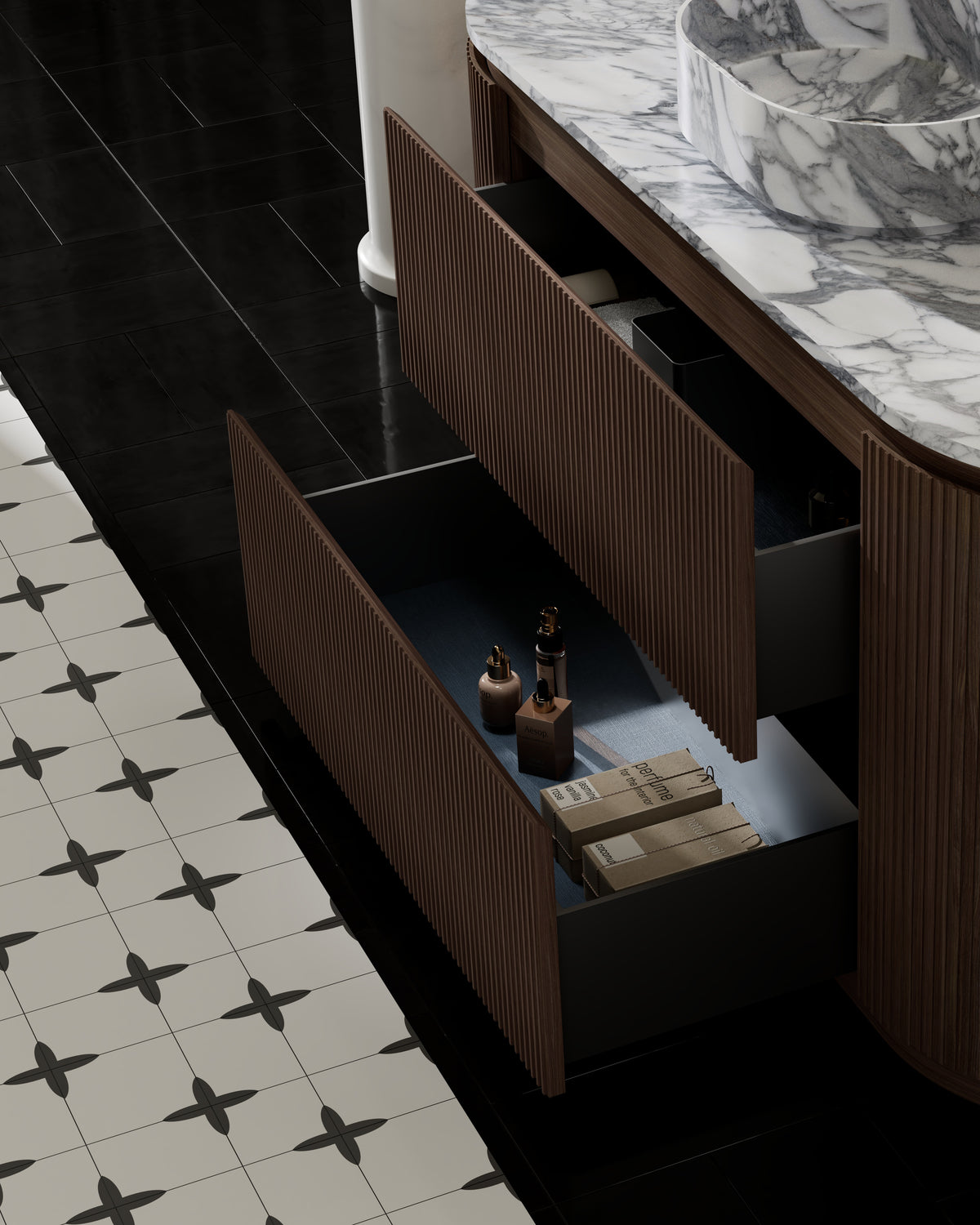 MonBlari MW-V0695M Vanity Units with Mirror-1500mm