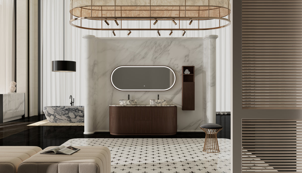 MonBlari MW-V0696AM Double Vanity Units with Mirror-1800mm