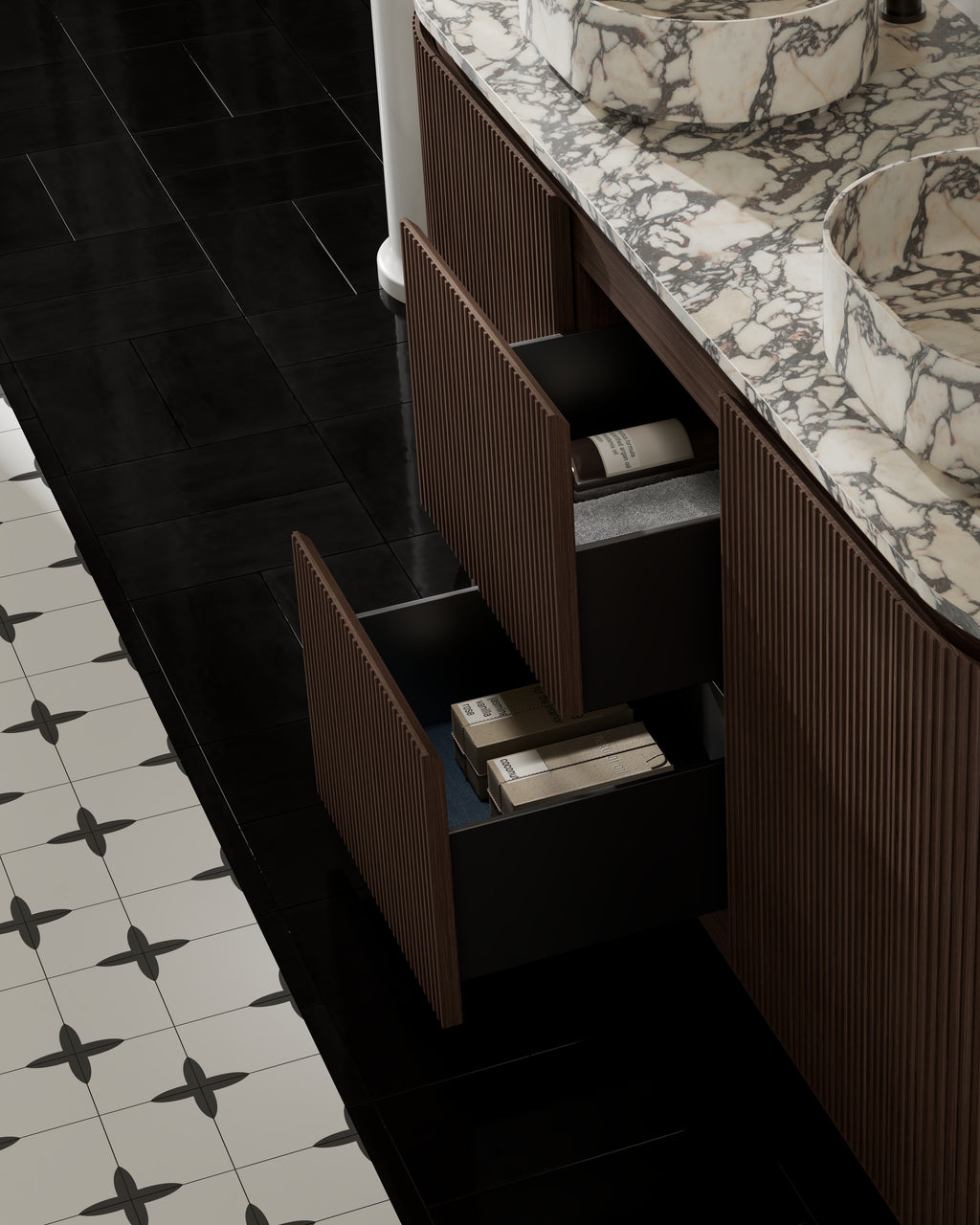 MonBlari MW-V0696AM Double Vanity Units with Mirror-1800mm