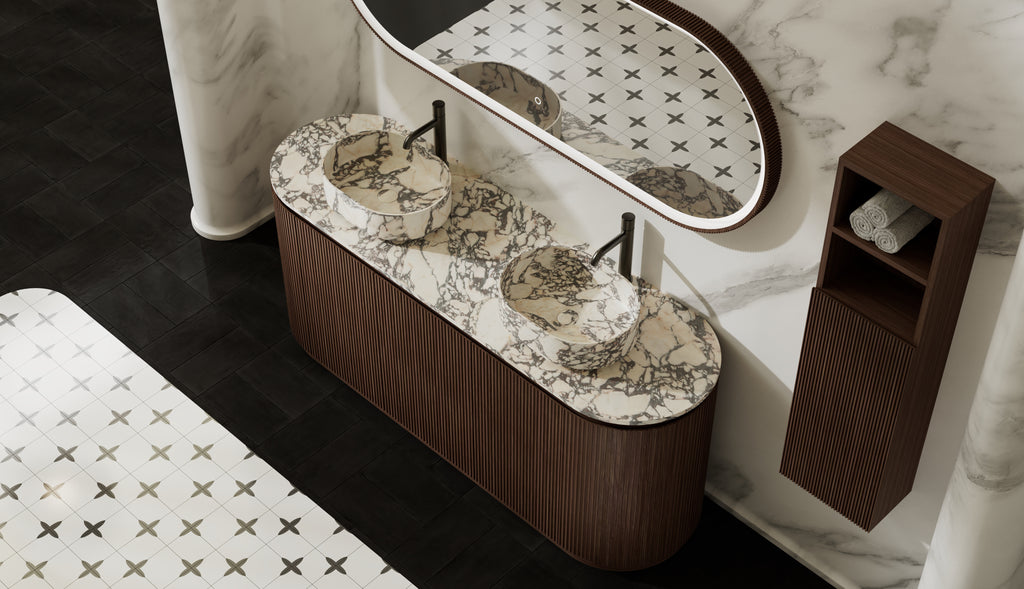 MonBlari MW-V0696AM Double Vanity Units with Mirror-1800mm