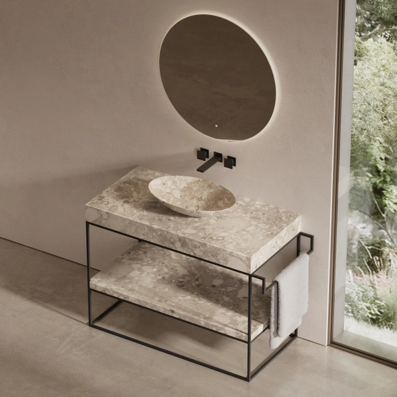 MonBlari Architectural Marble Above-Counter Washbasin 500mm