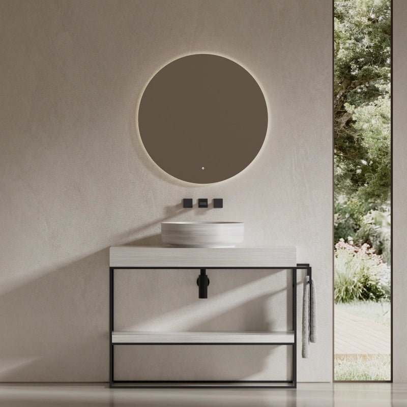 MonBlari Refined Marble Round Countertop Basin 450mm