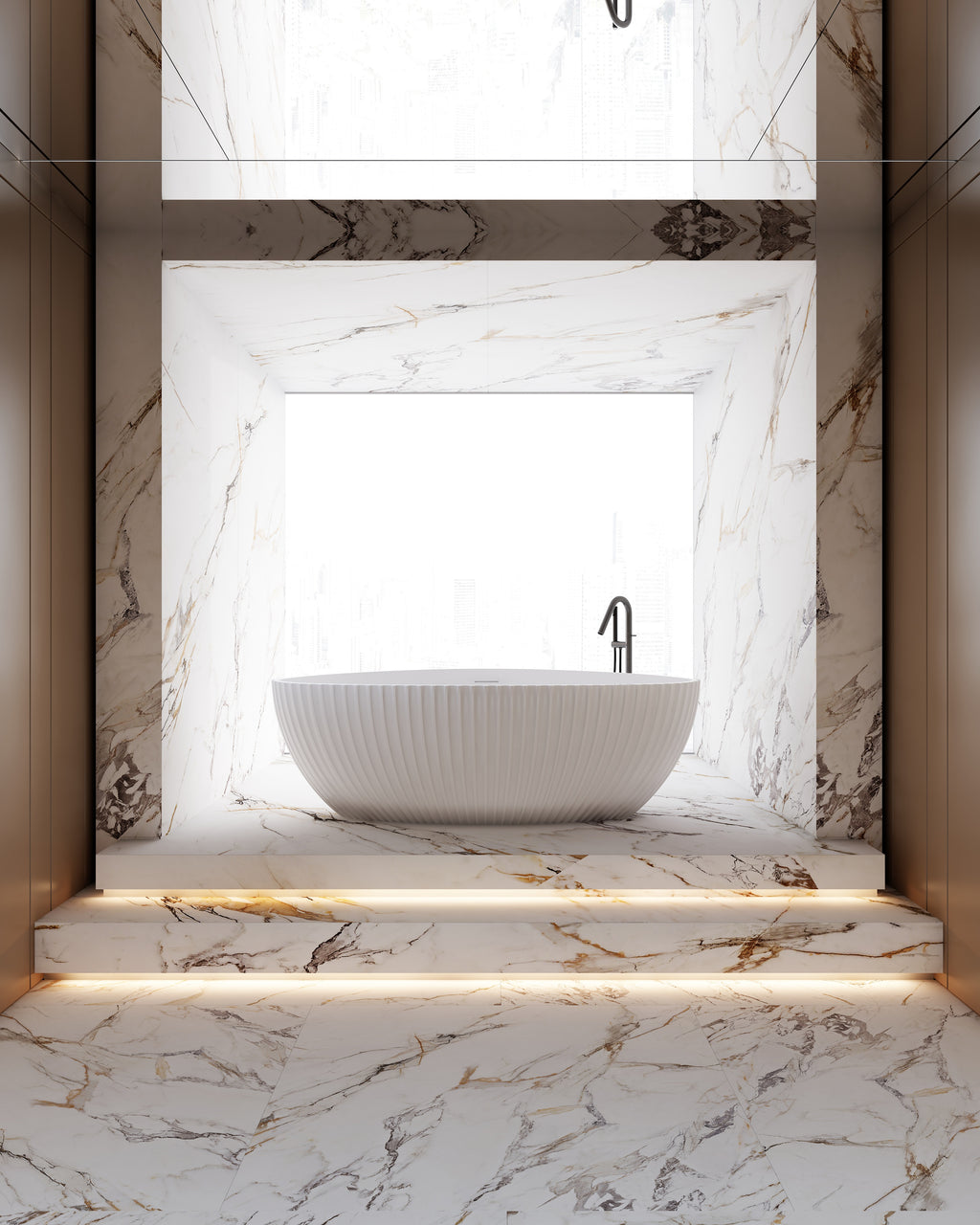 MonBlari  MY-66610 Acrylic Freestanding Bath