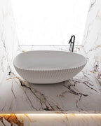 MonBlari MY-66615 Freestanding Bath Front Top View Close-up