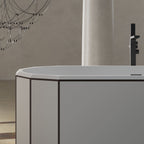 MonBlariBERYLSeriesBathWithBlackRimDiagonalFrontViewClose-up-1700x750x550mm-Scenario