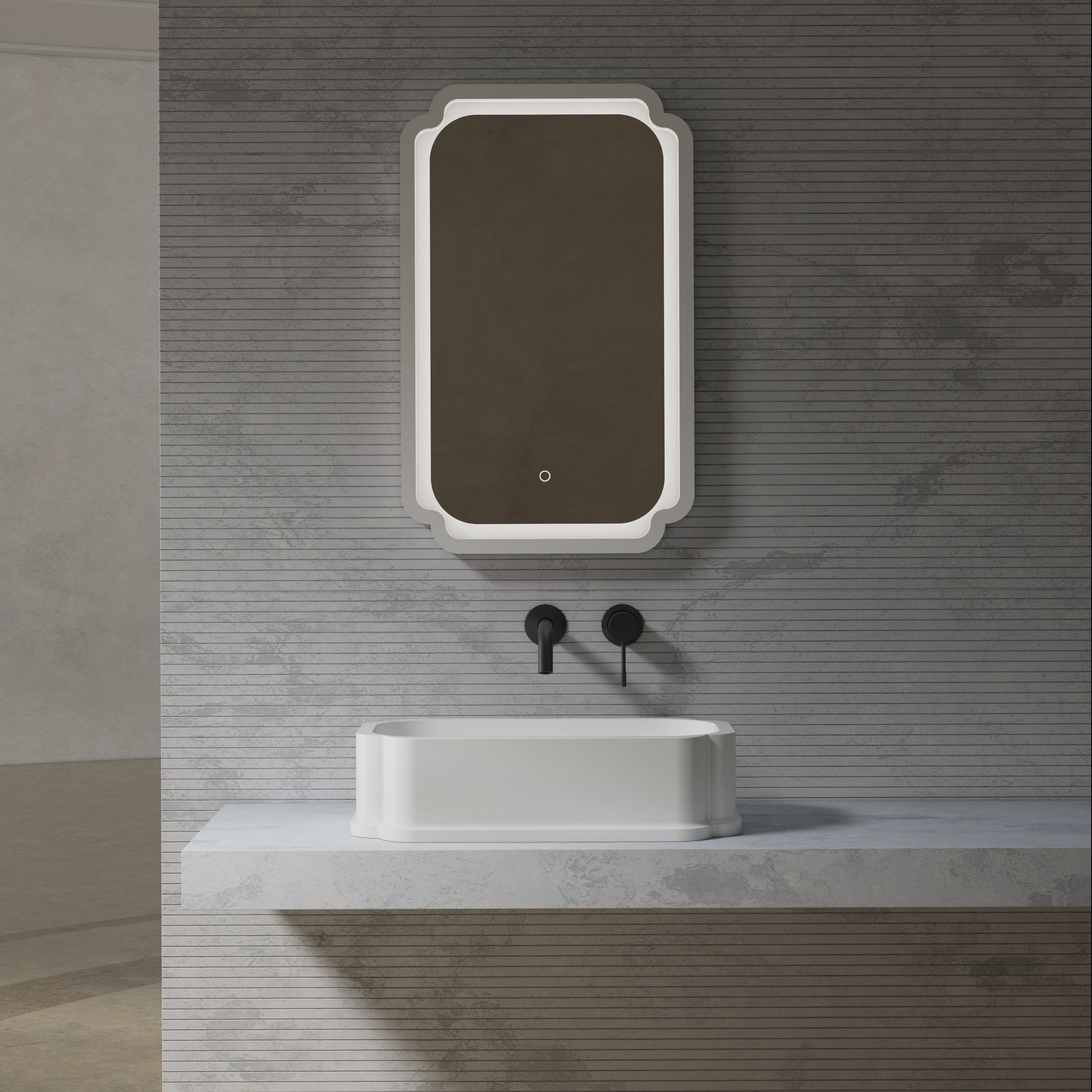 MonBlariCHLOESeriesCountertopBasinFrontViewPanorama-630x380x160mm-Scenario