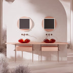 MonBlariFLOWERSeriesBathroomCabinet-PinkTable-FrontViewScenario