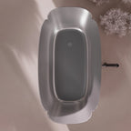 MonBlariFLOWERSeriesTitaniumGreyBathTopViewPanorama