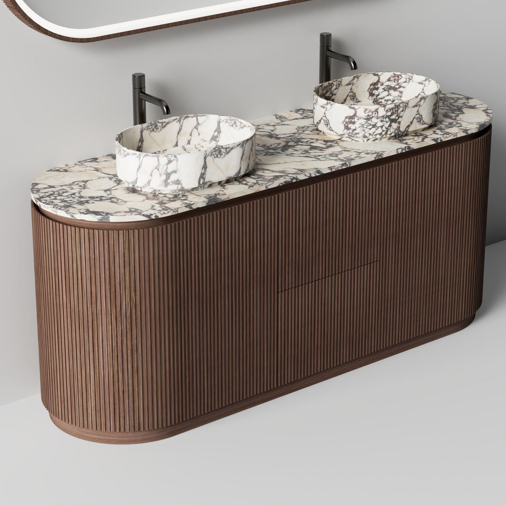 MonBlari FOREST Series DoubleBathroomCabinetDiagonalViewPanorama