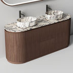 MonBlari FOREST Series DoubleBathroomCabinetDiagonalViewPanorama