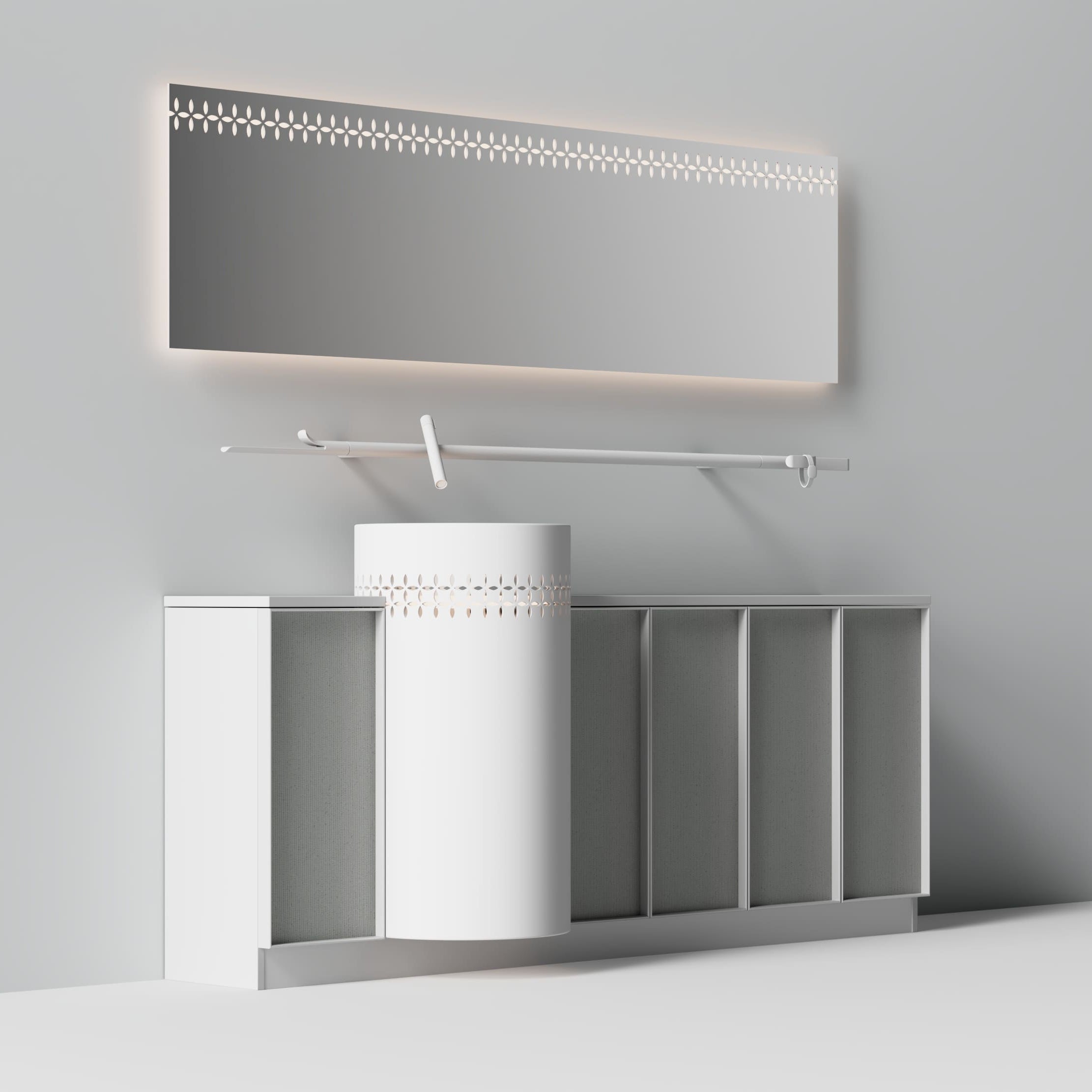 MonBlariLINGLONGSeriesBathroomCabinetSetSideViewPanorama