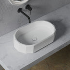 MonBlari BERYL Series Countertop Basin Diagonal Top View Panorama-600x350x160mm