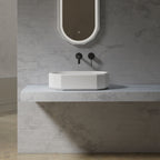 MonBlari BERYL Series Countertop Basin Front View - 600×350×160mm