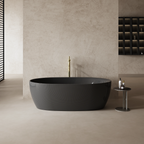 MonBlari Elliptical 99901 Carbon Fiber Bath Front View