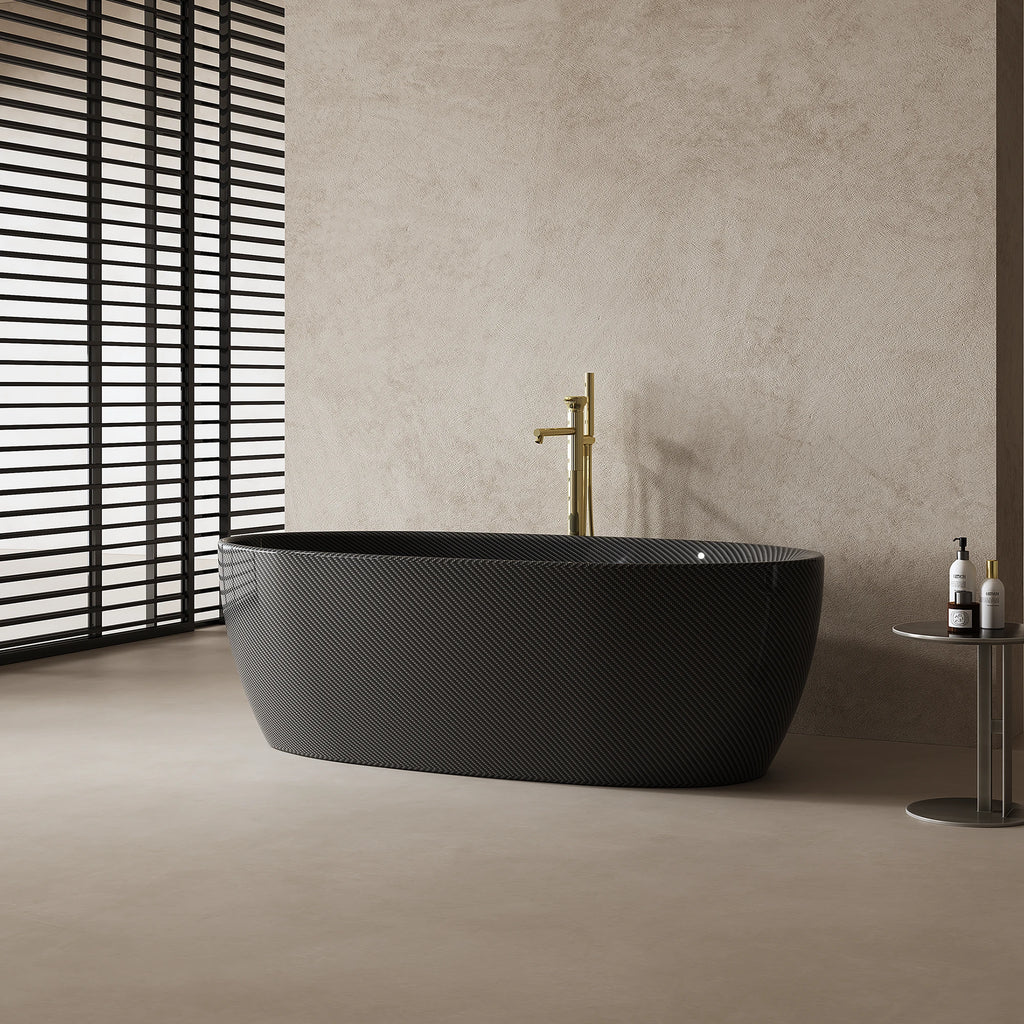 MonBlari Elliptical 99901 Carbon Fiber Bath Side View