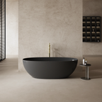 MonBlari Elliptical 99907 Carbon Fiber Bath Front View