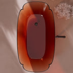 MonBlari FLOWER Series Bath Top View Panorama-Wine Amber-Scenario