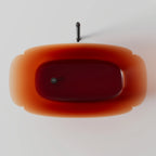 MonBlari FLOWER Series Bath Top View Panorama-Wine Amber