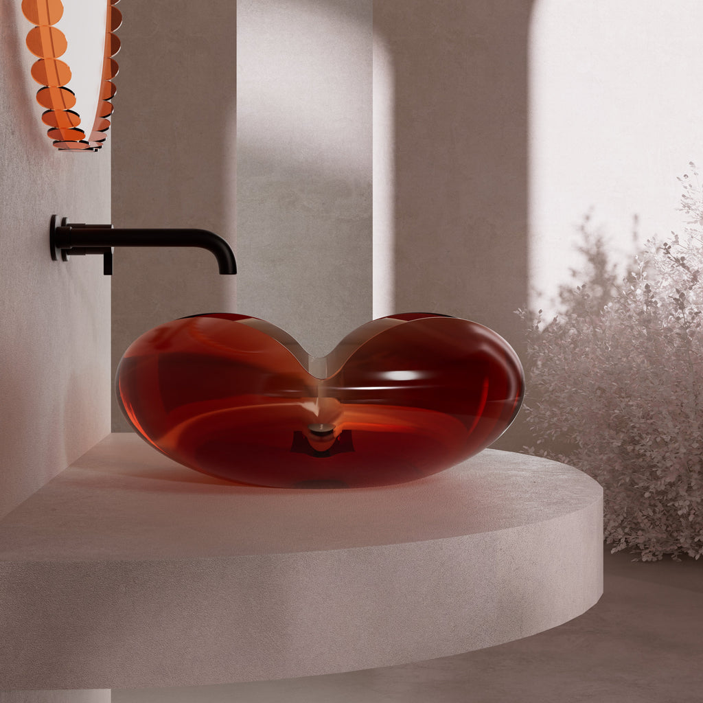 MonBlari FLOWER Series Bathroom Basin Side View Panorama