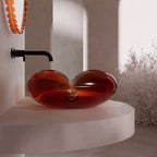 MonBlari FLOWER Series Bathroom Basin Side View Panorama