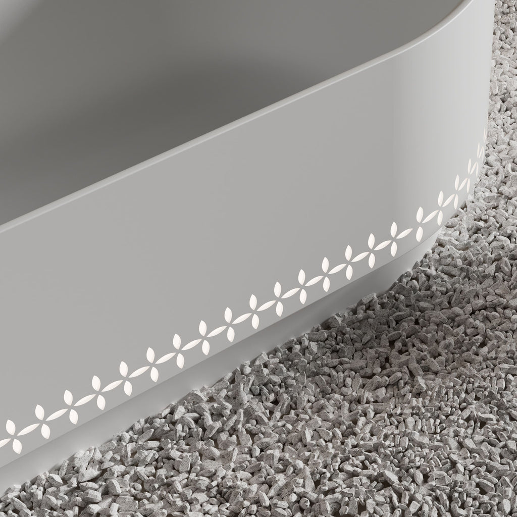 MonBlari LINGLONG Series Bath Front View Close-up-Scenario