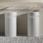 MonBlari LINGLONG Series Bathroom Pedestal Basin Front View Panorama-Scenario