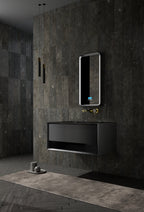 MonBlari MC-V9960 carbon fiber vanity units with mirror-39-4-inch side view