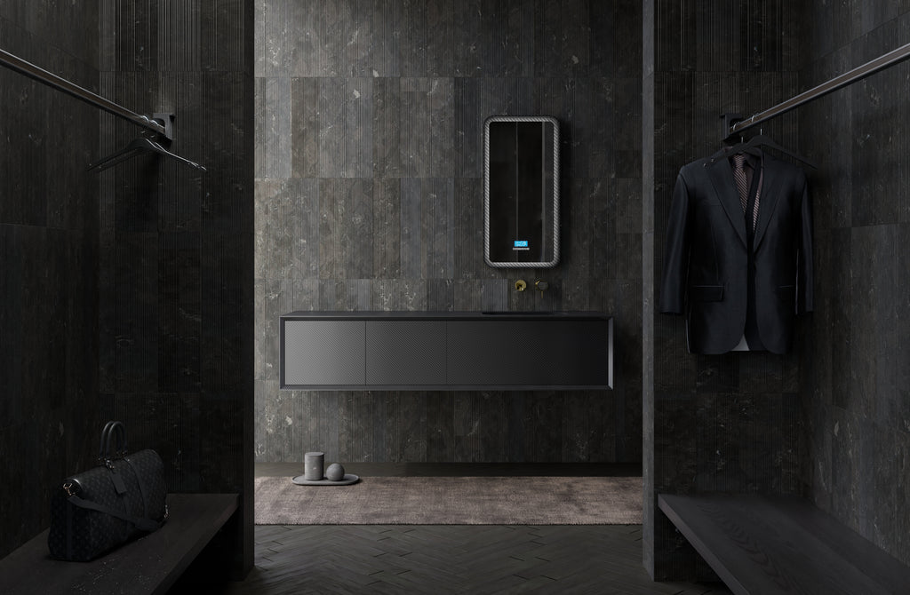 MonBlari MC-V9966 carbon fiber vanity unit with mirror-1600mm