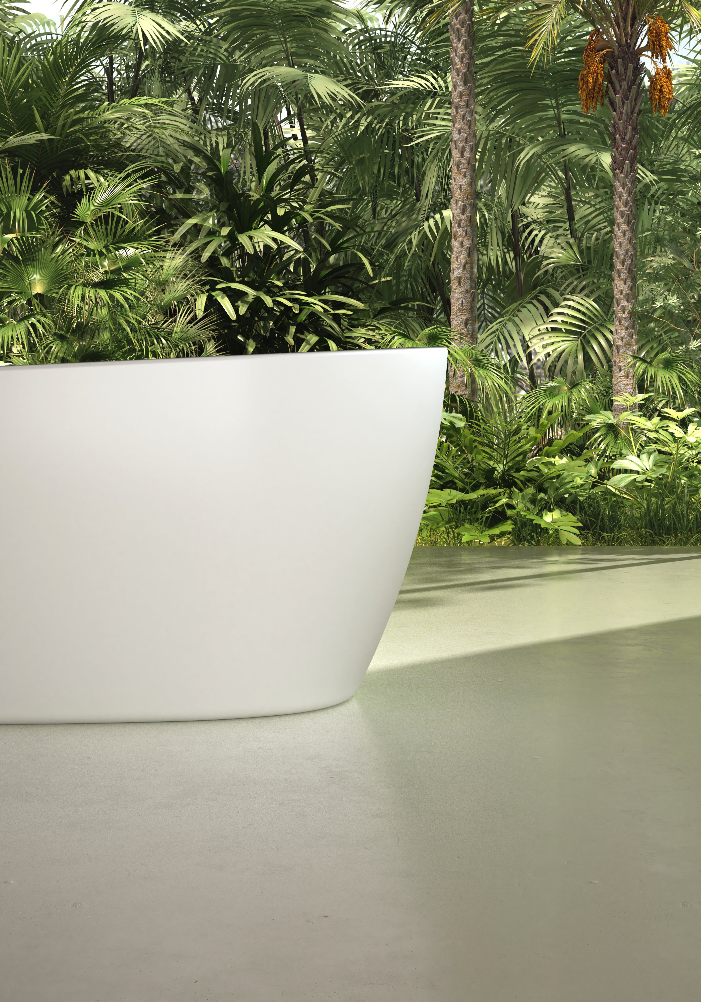 MonBlari MR-88812M solid surface bath right side view