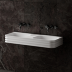 MonBlari MR-G8806-2 solid surface basin side view