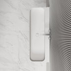 MonBlari MR-G8856-1 solid surface wall-mounted basin top view close-up