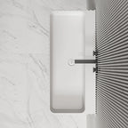 MonBlari MR‑G8876‑1 solid surface basin top view close-up