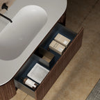 MonBlari MW-V0601 vanity units with mirror-1200mm left side top view close-up