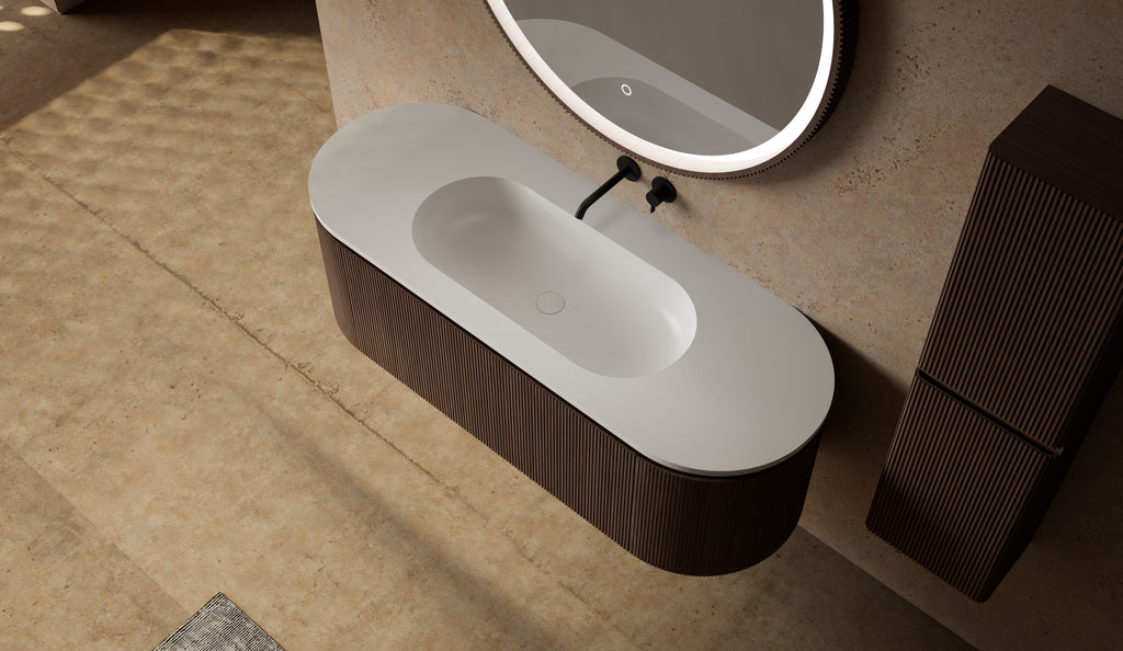 MonBlari MW-V0601 vanity units with mirror-1500mm side top view