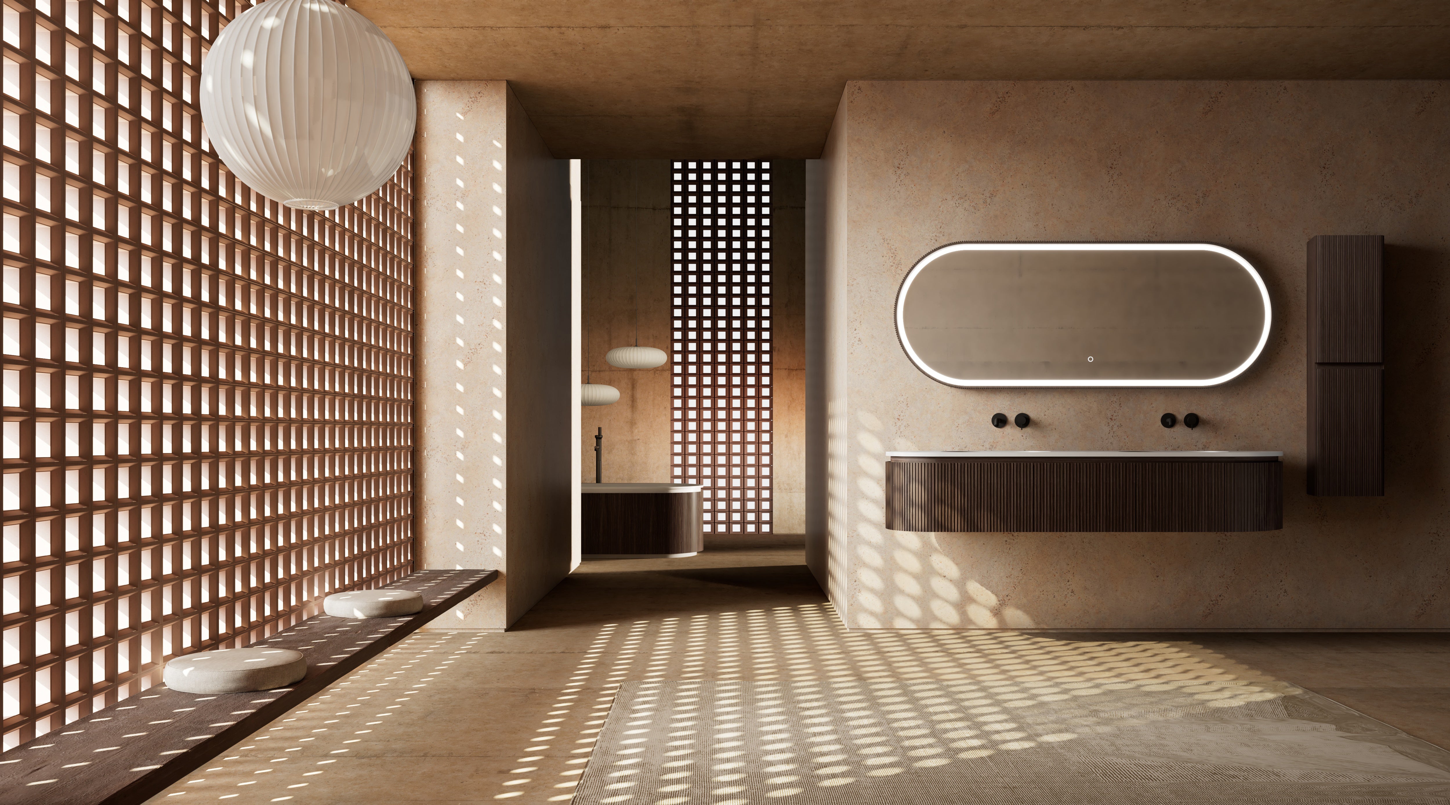 MonBlari MW-V0602A double vanity units with mirror-1800mm Main image