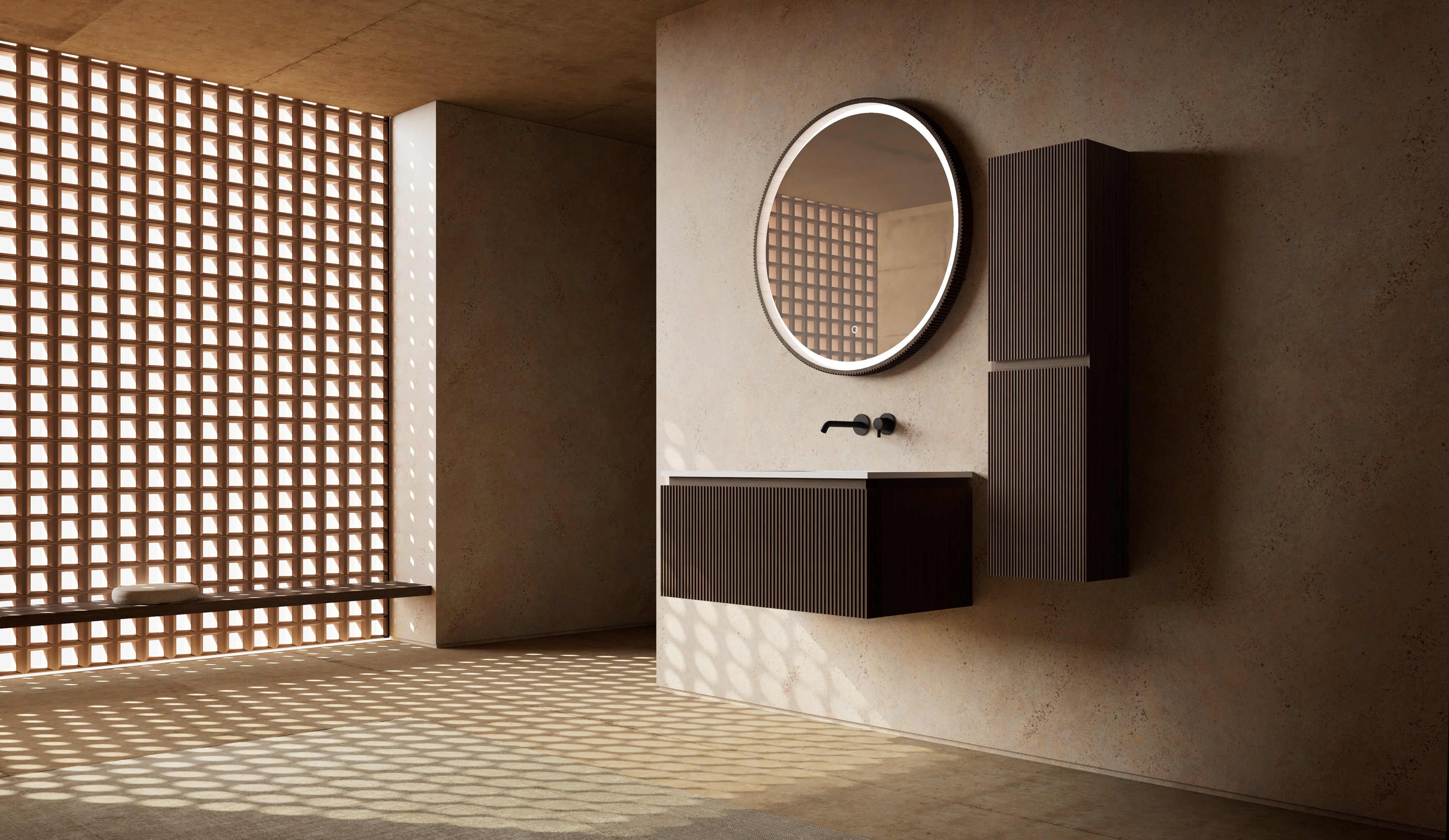 MonBlari MW-V0621 Vanity Units with Mirror-900mm sifde view