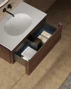 MonBlari MW-V0621 vanity units with mirror-1000mm side top view